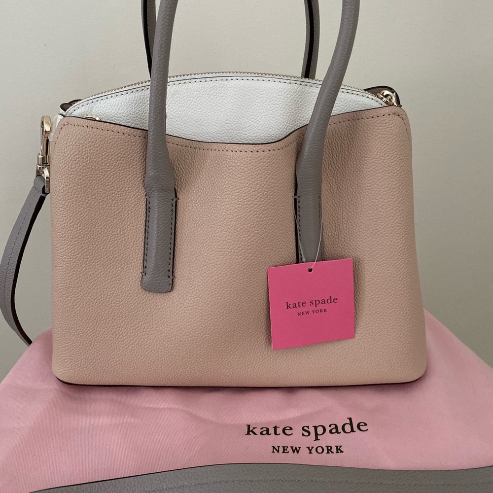 Kate Spade Margaux Satchel in Blushmulti NWT